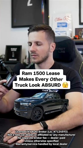 This is why the Ram 1500 keeps winning the full size truck conversation. Higher MSRP, better equipment, and still a lower payment than the competition. Once the numbers are on the table, every other truck feels overpriced. #CarLease #PickupTruck #BestDeal #Ram1500 #Laramie | The Car Guys