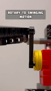 Rotary to Swinging Motion #lego #technic #legotechnic #swinging #rotary #mechanical #diy #mechanism #mechanicalengineering #engineering #mechanisms | Bricks Master Builders