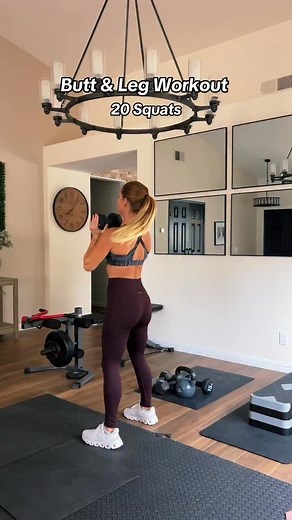 Today’s Butt & Leg Workout before hitting the stair master. Give it a try. Warm up, and then complete three rounds, finish with a nice stretch. 🏋️‍♀️ #legworkout #gluteworkout #fitnessmotivation | Becky Overbeck Fitness - BABE CAVE