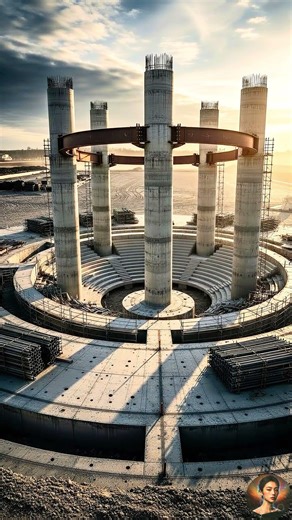 "Empty Ground to 30,000-Seat Stadium in 40 Seconds 🏟️ |Cinematic Construction Time-Lapse"