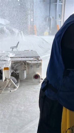Aviation Merch By Aviation Store on Instagram: "A thick, white foam surges through the hangar, swallowing fighter jets and equipment in a controlled test of the ship’s fire suppression system. ____ This is more than cleanup—it’s a high-stakes safety drill. Aircraft hangars on warships are fitted with automated foam suppression systems to extinguish fuel fires fast. When activated, the Aqueous Film-Forming Foam (AFFF) system releases dense foam that floods the space, cutting off oxygen, cooling a