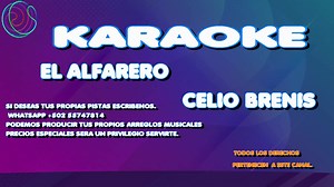 EL ALFARERO #alfarero | Karaoke GUATE Cristiano