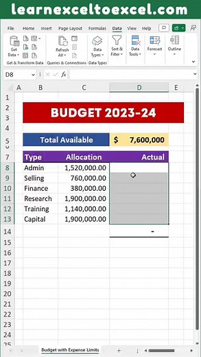 How to Make Budget templates in Excel FAST!!! Follow @learnexceltoexcel for daily tips Subscribe: http://bit.ly/3z2rzRw #excel #learnexcel #exceltips #exceltricks #exceltutorials #office #office365 | Learn Excel to excel