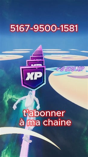 Voici une Map XP AFK où vous allez pouvoir gagner de l'xp #fortnite #mapxpfortnite #fortnitefr