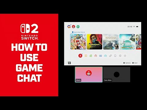 Nintendo Switch 2 - How to use Game Chat in Games & Talk to Friends
