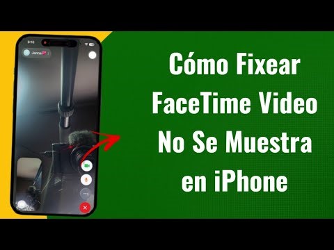 Cómo Fixear FaceTime Video No Se Muestra en iPhone | Activar FaceTime Video Call (Español)