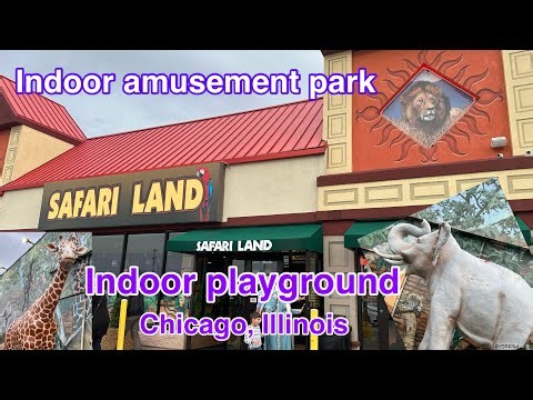 Safari land in villa park | indoor amusement park in Chicago | indoor outdoor playground in Chicago
