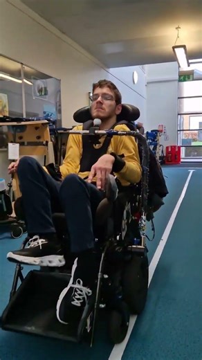 Practising wheelchair driving skills by using a joystick