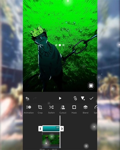 alight motion light Grading in inshot #bluelock #edit