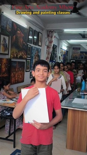 "Wait Till The End! 😍 Sabhi Students Apni Amazing Paintings Dikhayenge 🎨✨"#shorts #viral #youtube