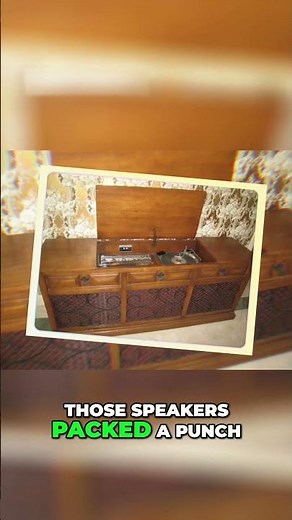 The Rise and Fall of Wooden Stereo Consoles #70snostalgia #vintageitems #forgotten #shorts #1970s