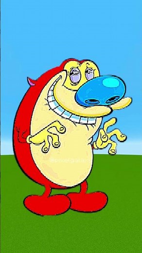 Crazy Cartoon Chaos in Pixel Art | Ren, Stimpy, Powdered Toast Man & Mr. Horse