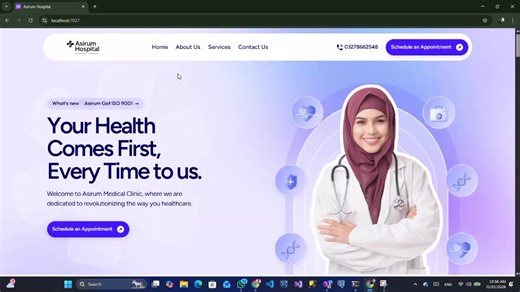 Full HMS with SMTP and Doctor Attendence system #codewithar #codinglife @AR💓