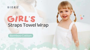 Watch SIORO Girls Towel Wraps Bamboo Cotton Bath Robe Spa Shower on Amazon Live