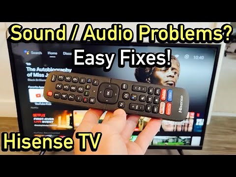 Hisense TV: How to FIX Audio & Sound Problems (No Sound, Audio Out of Sync, Delayed, Muffled, etc)