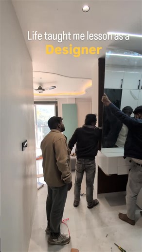 Grahasti Interior & Construction on Instagram: "Designer life✨🥲 #interiorstyling #designınspiration #homedesign #sitapur #lucknow"