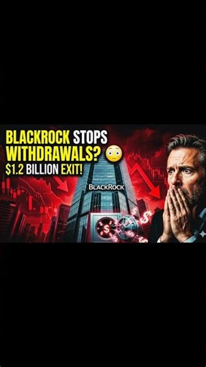 BlackRock Freezed Withdrawals #shorts #trending #ytshorts #shortsfeed #facts #yt #facts #geopolitics