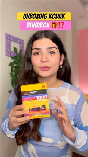 Unboxing A Blindbox ⁉️🎁 Kodak Charmera 📷 Mystery Box ! #youtubeshorts #shorts #blindbox