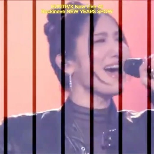 HUNTR/X New Years Eve NEW LIVE PERFORMANCE at Rockineve #kpop #ejae #kpopdemonhunters #golden