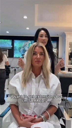 I’ve wanted extensions forever, but I’m scared.”