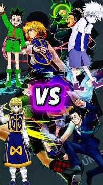 GON VS KILLUA VS KURAPIKA VS LEORIO | HUNTERXHUNTER | 🔥 #hunterxhunter #anime #shorts