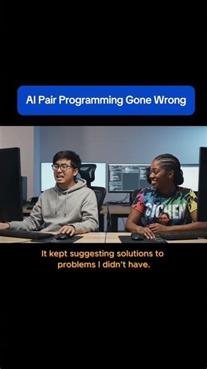 AI Pair Programming Gone Wrong #softwareengineer #coderhumor #techmemes #programmerlife