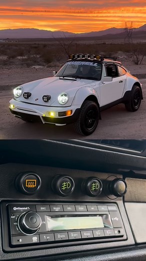 124K views · 3.2K reactions | Desert sunsets are better with @russellbuiltfab 911 964 C2 Sportsman | Baja Designs | Facebook