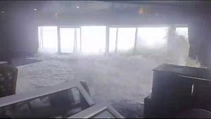 WATCH: Strong freak waves battering a restaurant, pub and theatre on the False Bay coastline at Kalk Bay during Spring High Tide. (courtesy: kalk bay theatre) | SABC News Western Cape