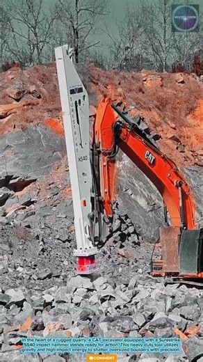 Precision & Efficiency: Quarry Innovation | Massive Boulder Shattering with Surestrike SS40