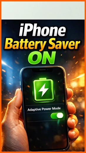 How to Enable Adaptive Power Mode on iPhone #iphone #batteryhealth