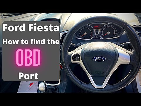 How To Find The OBD Port - Ford Fiesta