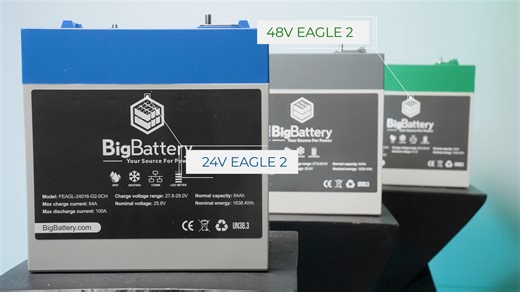 Ready to elevate your energy storage game? Meet the BigBattery Eagle 2! ⚡ With 1.63kWh capacity, available in both 24V and 48V options, it’s packed with features like self-heating, IP-67 rating, and an auto-balancing BMS. 🦅 Buy the 4x kit now and enjoy FREE shipping! 📦 Upgrade your power, upgrade your life! https://bigbattery.com/products/48v-4x-eagle-2-kit/?sl=metatraffic | BigBattery