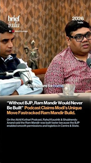 “Without BJP, Ram Mandir Wouldn’t Have Been Built for 1000's of Years,” Claims Akhil Kothari Podcast