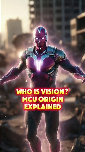 Who Is Vision? MCU Origin Explained #marvel #vision #ai #shorts