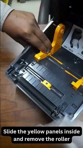 ZEBRA ZD230 - How to clean the Roller