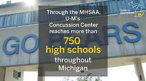 The Michigan Sports-Related Concussion Training Certificate, developed by the U-M Concussion Center is a training course for athletes, parents, coaches, and others involved in youth sports. myumi.ch/Gkwez #UMichImpact | University of Michigan