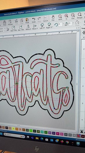 Lots to digitize for orders #embrodiery