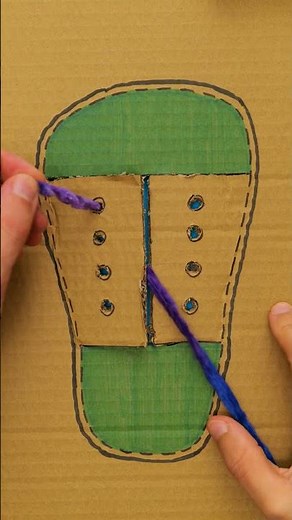 Shoe-Tying Made Simple! 👟✅ Fun Trick for Kids #learn #kids
