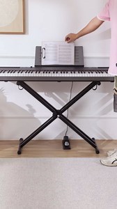 MUSTAR Digital Piano 88 Key Semi Weighted for Beginners, 88 Key Weighted Keyboard Piano with Stand, Full Size Electric Piano Keyboard 88 Keys, Build-in Speakers, Sustain Pedal (Gray-Light Up)
