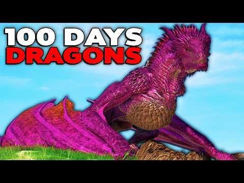 I Spent 100 Days in ARKs Dragons Mod... Here's What Happened