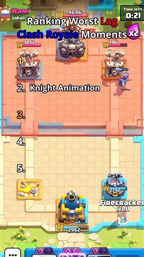 Ranking Worst Clash Royale Lag Moments