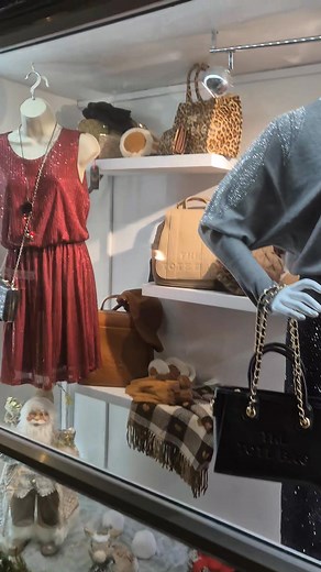 Our Xmas window at Angel Boutique | Angel Boutique