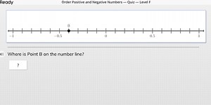 ReadyOrder Positive and Negative Numbers - Quiz - Level FWhe... | Filo