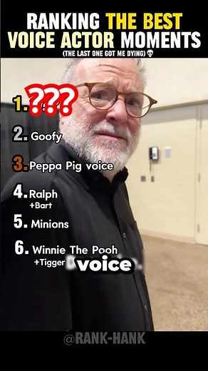 Ranking The Best Voice Over Actor Moments