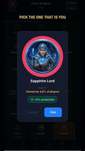 Collect avatars, earn PERMANENT boosts & climb the ranks ⛏️ #Shorts