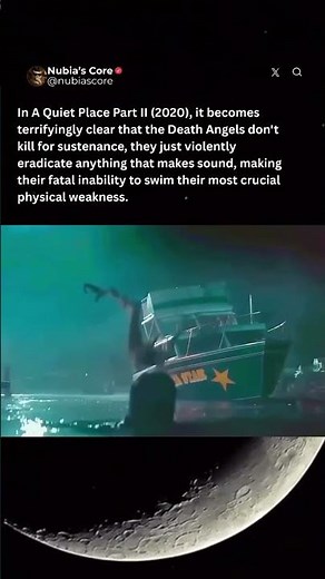The Alien's FATAL Hidden Weakness! 🤫💧 #aquietplace #scifi #shorts
