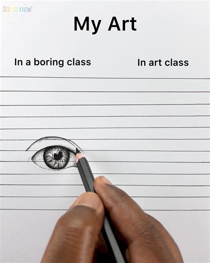 Boring class vs Art class | Did you know?