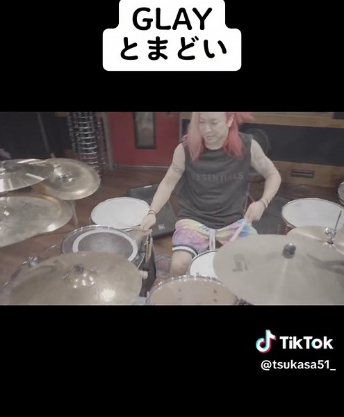 #GLAY#とまどい#ドラム#fypシ #TAKURO#HISASHI#JIRO#イチローは次男なのにイチロー#TOSHINAGAI