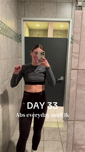Day 33 of My Abs Challenge: Core Workout Progress