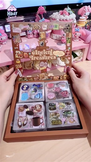 ￼Huge 100-Sheet Kawaii Sticker Gift Box Unboxing 🎁 #hidaysweetstyle
